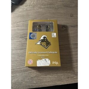 Purdue Boilermakers Earphones‎ Officially Licensed Collegiate